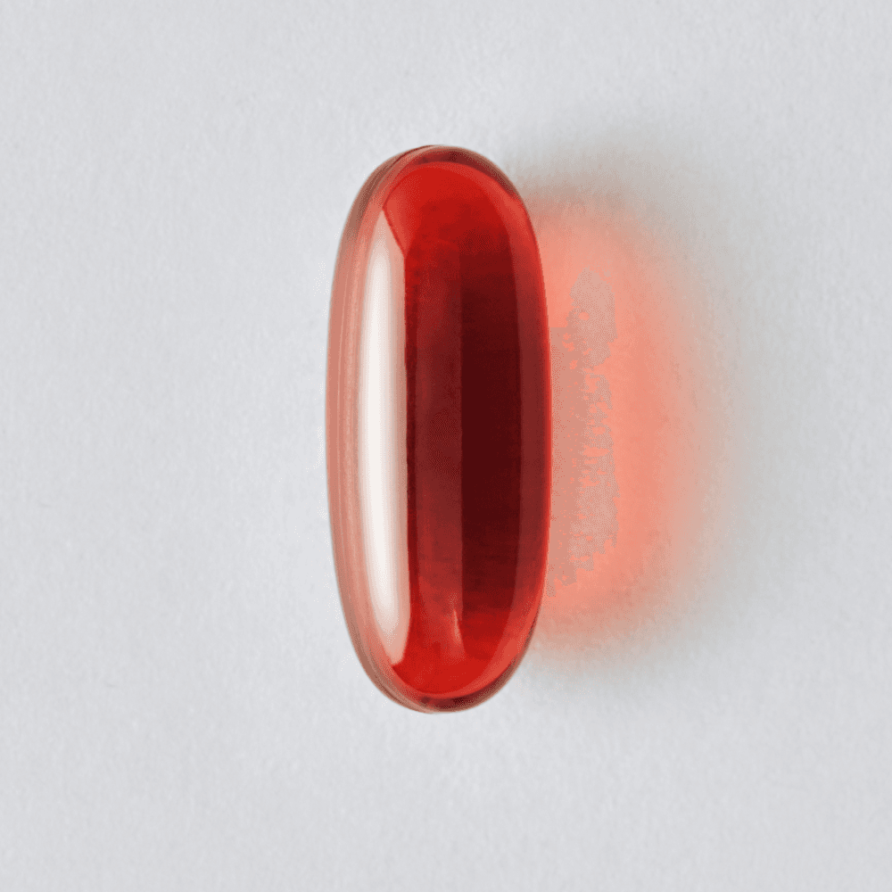 A single Sports Research Total Omega-3 softgel.